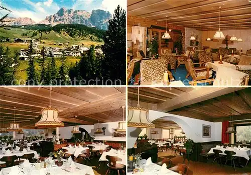 AK / Ansichtskarte San_Cassiano_Badia Hotel Fanes Pitscheiderhof Gastraeume San_Cassiano_Badia