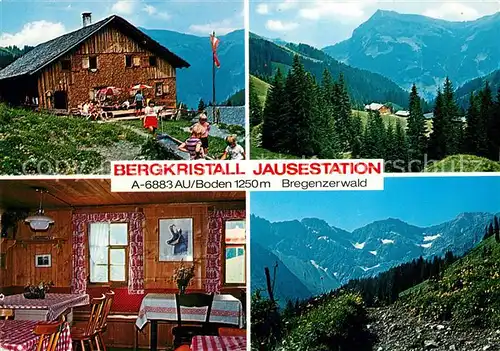 AK / Ansichtskarte Au_Bregenzerwald Jausestation Bergkristall Au_Bregenzerwald