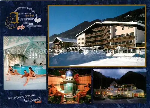 AK / Ansichtskarte Elbigenalp Vitalhotel Alpenrose Hallenbad Sauna Elbigenalp
