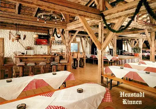 AK / Ansichtskarte Rinnen_Tirol Restauant Bar Thaneller Stueberl Heustadl Rinnen Tirol