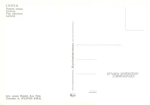 AK / Ansichtskarte Lucca Fliegeraufnahme Lucca