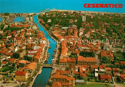 AK / Ansichtskarte Cesenatico Veduta aerea Porto Canale Cesenatico