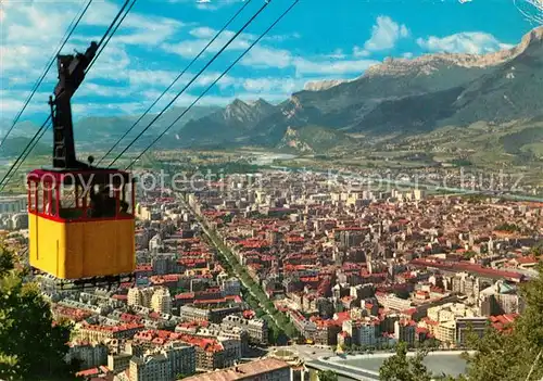 AK / Ansichtskarte Grenoble Vue generale prise de la station superieure du Teleferique Grenoble