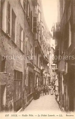 AK / Ansichtskarte Nice_Alpes_Maritimes Vieille Ville Palais Lacaris Nice_Alpes_Maritimes