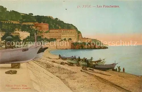 AK / Ansichtskarte Nice_Alpes_Maritimes Les Ponchettes Cote d Azur Nice_Alpes_Maritimes