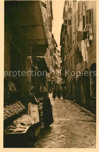 AK / Ansichtskarte Nice_Alpes_Maritimes La Rue des Bouchers Nice_Alpes_Maritimes