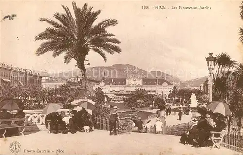 AK / Ansichtskarte Nice_Alpes_Maritimes Les Nouveaux Jardins Cote d Azur Nice_Alpes_Maritimes