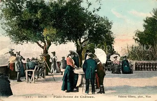 AK / Ansichtskarte Nice_Alpes_Maritimes Plate forme du Chateau Cote d Azur Nice_Alpes_Maritimes