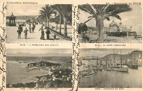 AK / Ansichtskarte Nice_Alpes_Maritimes Promenade des Anglais Jetee Promenade Le Port Cote d Azur Nice_Alpes_Maritimes