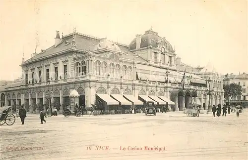 AK / Ansichtskarte Nice_Alpes_Maritimes Casino Municipal Nice_Alpes_Maritimes