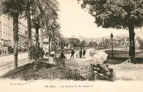 AK / Ansichtskarte Nice_Alpes_Maritimes Les Jardins du Roi Albert Ier Cote d Azur Nice_Alpes_Maritimes