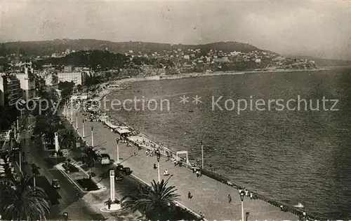 AK / Ansichtskarte Nice_Alpes_Maritimes Les plages et la Promenade des Anglais Cote d Azur Nice_Alpes_Maritimes