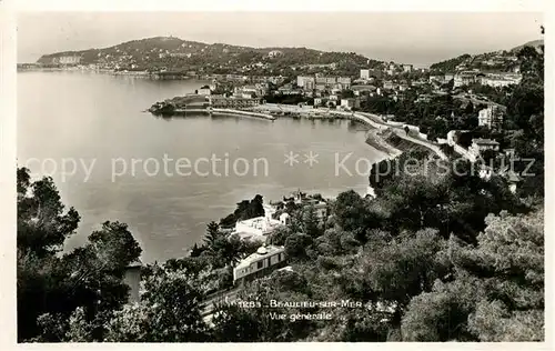 AK / Ansichtskarte Beaulieu sur Mer Vue generale Cote d Azur Beaulieu sur Mer