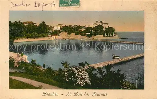 AK / Ansichtskarte Beaulieu sur Mer La Baie des Fourmis Cote d Azur Beaulieu sur Mer