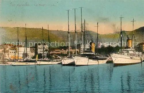 AK / Ansichtskarte Cannes_Alpes Maritimes Le Port Bateaux Cote d Azur Cannes Alpes Maritimes
