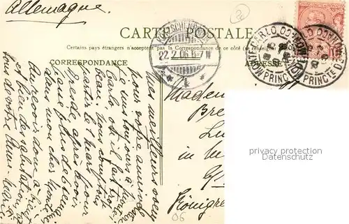 AK / Ansichtskarte Monaco Pont Eglise Sainte Devote Monaco