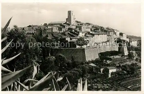 AK / Ansichtskarte Saint Paul de Vence Vue generale Saint Paul de Vence