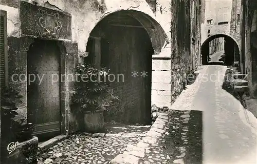 AK / Ansichtskarte Saint Paul de Vence Une vieille rue Saint Paul de Vence