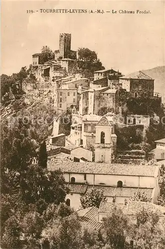AK / Ansichtskarte Tourrette Levens Chateau Feodal Tourrette Levens