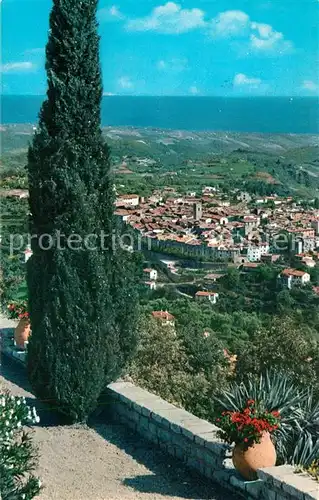 AK / Ansichtskarte Vence la Jolie Vue generale au fond la mediterranee Vence la Jolie