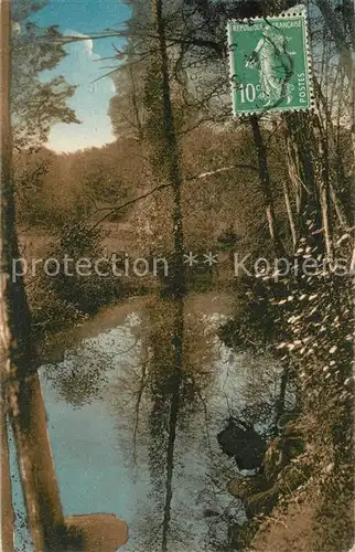 AK / Ansichtskarte Mervent La Mere au pied de la Grotte du Pere Montfort Foret de Mervent Mervent