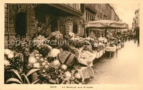 AK / Ansichtskarte Nice_Alpes_Maritimes Marche aux Fleurs Nice_Alpes_Maritimes