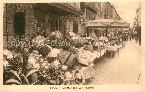 AK / Ansichtskarte Nice_Alpes_Maritimes Marche aux Fleurs Nice_Alpes_Maritimes