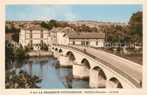 AK / Ansichtskarte Mansle Pont sur la Charente Mansle