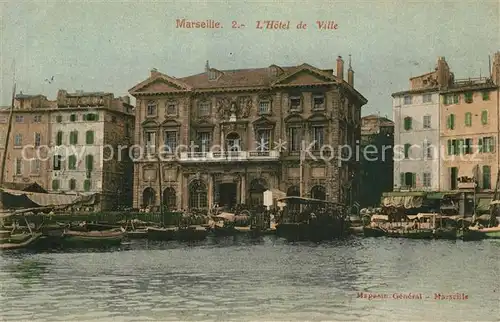 AK / Ansichtskarte Marseille_Bouches du Rhone Hotel de Ville Marseille