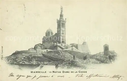 AK / Ansichtskarte Marseille_Bouches du Rhone Notre Dame de la Carde Marseille