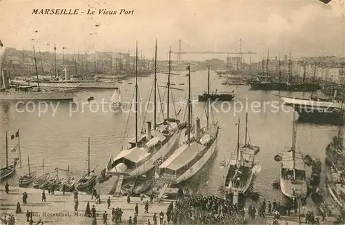 AK / Ansichtskarte Marseille_Bouches du Rhone Le Vieux Port Marseille