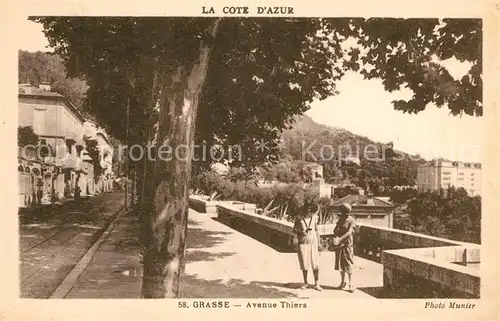 AK / Ansichtskarte Grasse_Alpes_Maritimes Avenue Thiers Grasse_Alpes_Maritimes