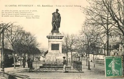 AK / Ansichtskarte Aurillac Statue du General Delzens Aurillac