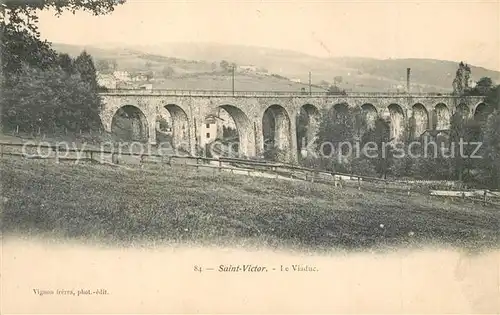 AK / Ansichtskarte Saint Victor_Allier Le Viaduc Saint Victor Allier