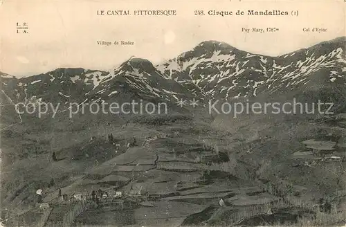 AK / Ansichtskarte Cantal_Auvergne Cirque de Mandailles Cantal Auvergne