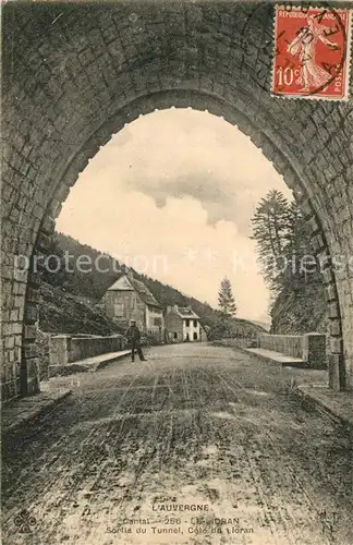 AK / Ansichtskarte Le_Lioran Sortie du Tunnel Cote du Lioran Le_Lioran