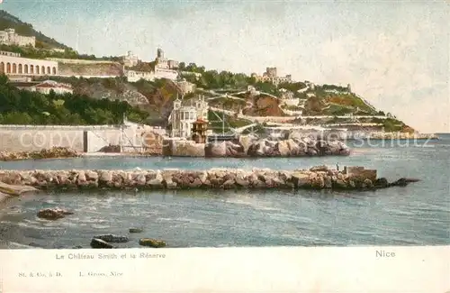 AK / Ansichtskarte Nice_Alpes_Maritimes Chateau Smith et Restaurant de la Reserve Cote d Azur Nice_Alpes_Maritimes