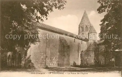 AK / Ansichtskarte La_Couronne_Charente La Place de l Eglise La_Couronne_Charente
