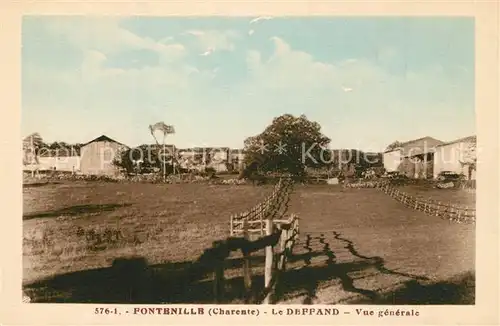 AK / Ansichtskarte Fontenille Le Deffand Vue generale Fontenille
