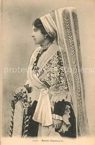 AK / Ansichtskarte Charente_Departement Mariee Charentaise 