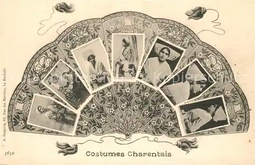 AK / Ansichtskarte Charente_Departement Costumes Charentais 