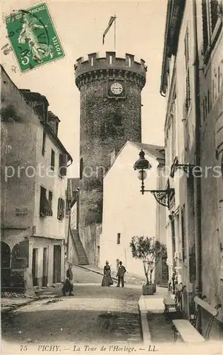 AK / Ansichtskarte Vichy_Allier La Tour de l Horloge Vichy Allier