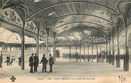 AK / Ansichtskarte Vichy_Allier Interieur du Palais des Sources Vichy Allier