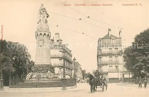 AK / Ansichtskarte Troyes_Aube Avenue Doublet Troyes Aube