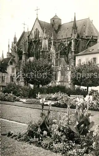 AK / Ansichtskarte Troyes_Aube Eglise Urbain IV et Jardin de la Prefecture Troyes Aube