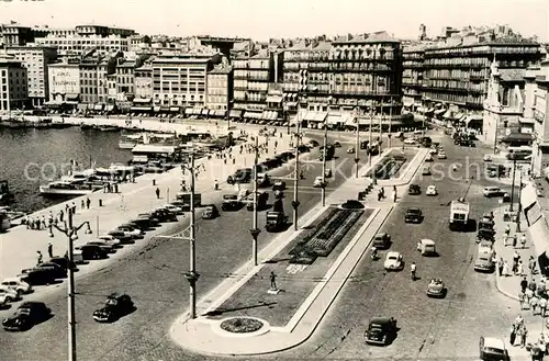 AK / Ansichtskarte Marseille_Bouches du Rhone Le Quai des Belges et ses Jardins Marseille