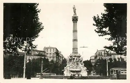 AK / Ansichtskarte Marseille_Bouches du Rhone Place Castellane Fontaine Cantin Marseille