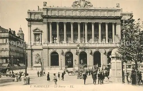 AK / Ansichtskarte Marseille_Bouches du Rhone La Bourse Marseille