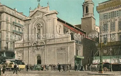 AK / Ansichtskarte Marseille_Bouches du Rhone Eglise des Augustins Marseille
