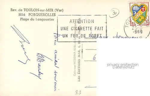 Porquerolles Plage du Langoustier Porquerolles